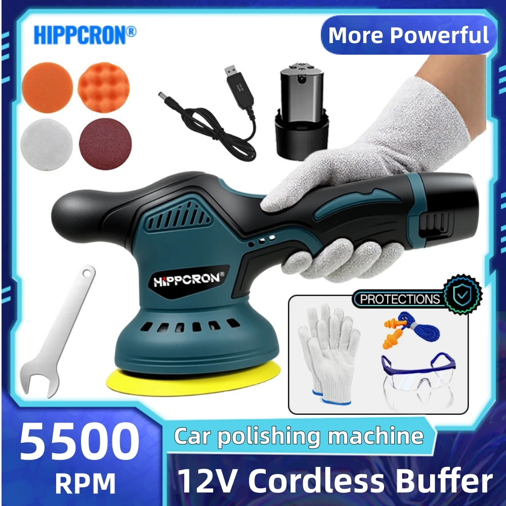 

SSOOGTECH Cordless Car Polishing Multi-functional Sanding Machine for Metal Polishing Lightweight Cleaning DIY Tool With Battery