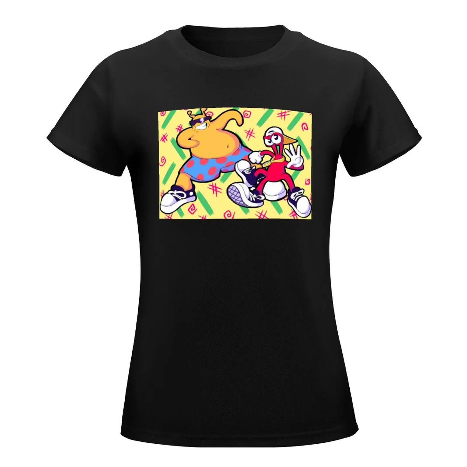 ToeJam & Earl T-Shirt animal print shirt for girls lady clothes plain t shirts for Women