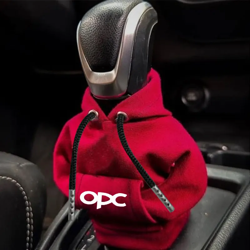 Sudadera con capucha para cambio de marchas de coche, cubierta de cambio, decoración de manija de engranaje OPC para Opel Astra G H J K F Corsa D