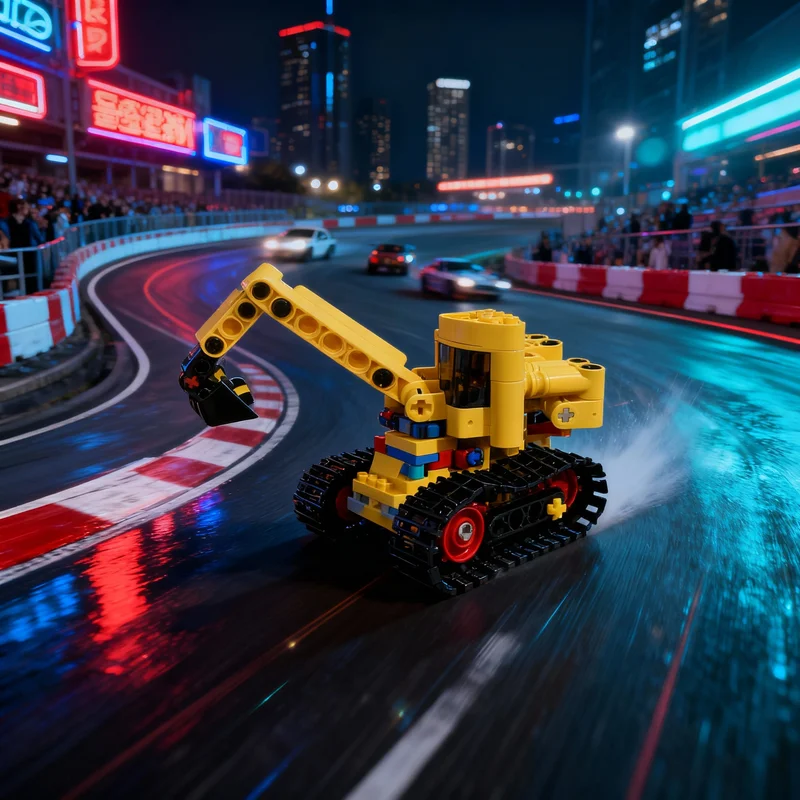 

126pcs MOC Excavator Technical Model Building Blocks Construction Assemble Christmas Gifts DIY Toy Creative Brick Idea Education