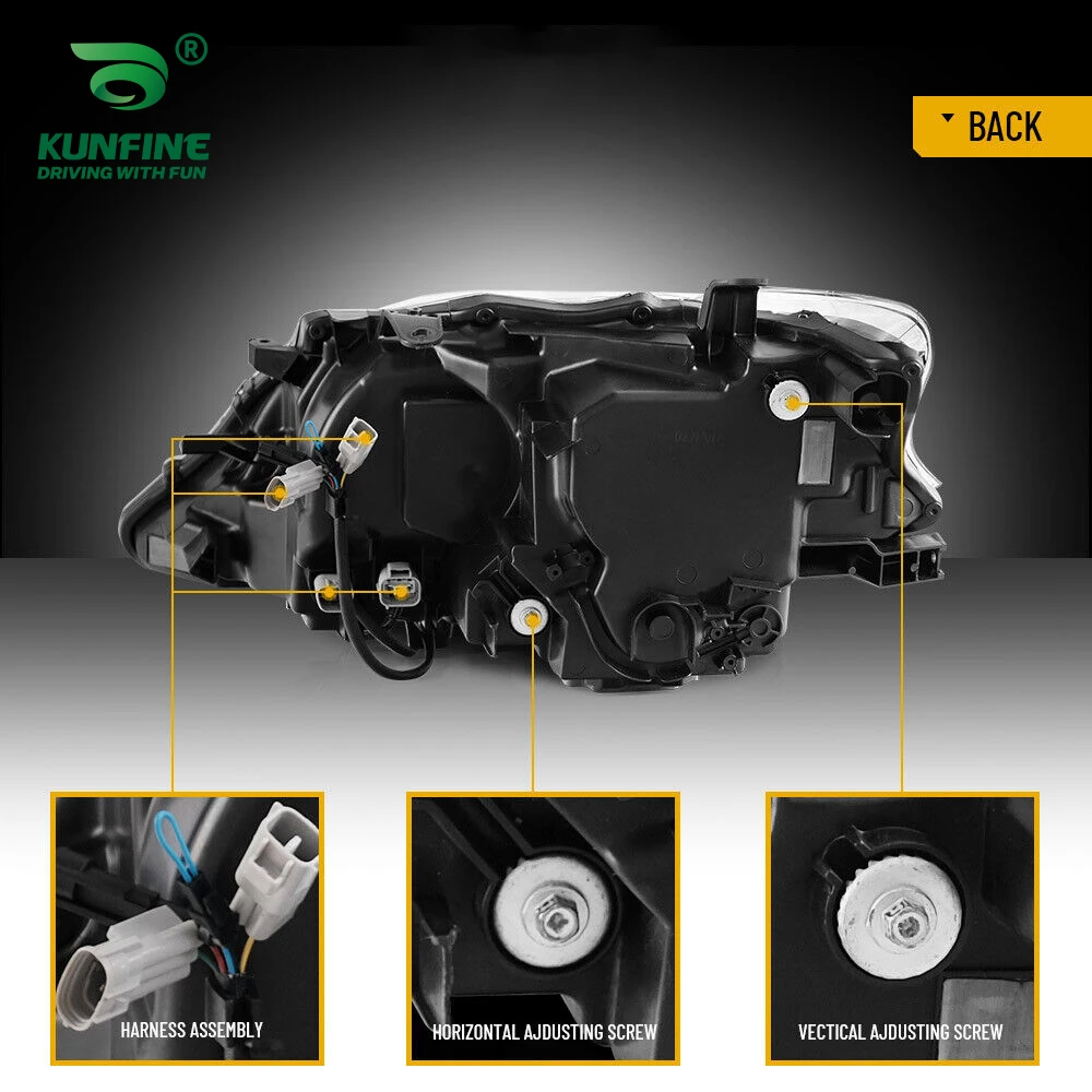 Car Styling Pair Of Car Headlight Assembly For Lexus RX350 2013-2015 LED Head Lamp Car Tuning Light Parts Plug And Play