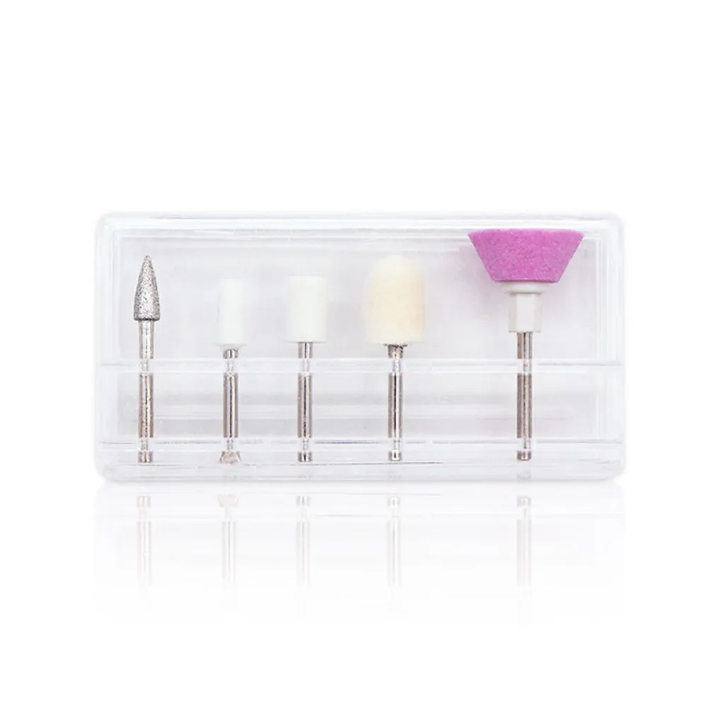10Pcs Nail Polisher Heads High Performance Grinding Bits for Electric Nail Files Manicure Pedicure Salon Home Use