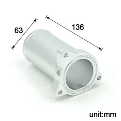 63MM Aluminum Pipe Replace The OE Valve 038131501A FOR VW SEAT AUDI 1.9TDI 130k 150k 160k BHP diesel