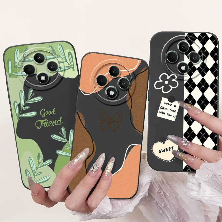 For OPPO Reno12 F 4G 5G Case Reno12 FS Cover Soft Silicone Bumper Camera Protective Back Phone Capa Reno 12F 12FS Fashion Funda