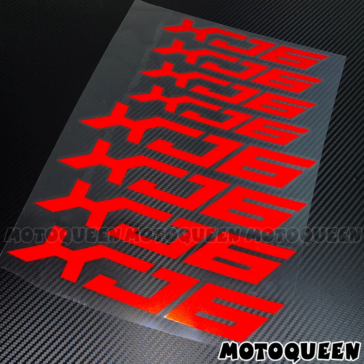 8X Custom Motorcycle Front Rear Iner Wheel Rims Tire Decals Reflective Stripe Stickers For XJ6 XJ600 XJ 600