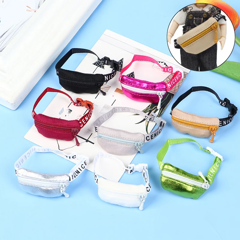 ファッションハンドメイドベルトバッグ人形用ベルトバッグ人形用 DIY 人形おもちゃバックパック BJD 人形バッグアクセサリー