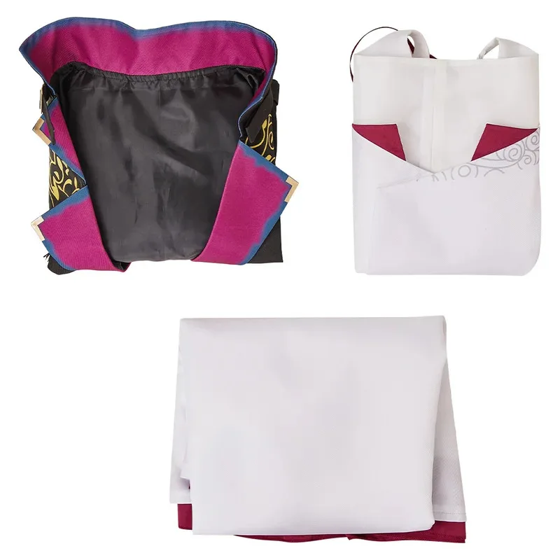 لعبة LoL Arcane Jinx Powder أزياء تنكرية Jinx Arcane فستان لعب الأدوار قلادة ملابس حفلات الهالوين معطف تنورة مجموعة