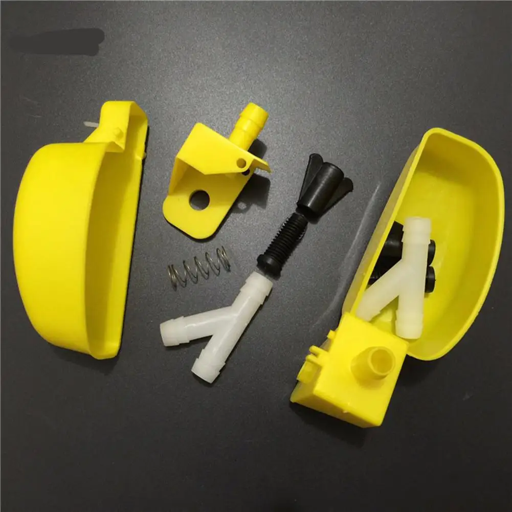 ชามน้ำดื่มนกกระทาอัตโนมัตินกพิราบสะดวกถ้วยให้อาหารไก่อุปกรณ์ฝึกดื่มอุปกรณ์เสริมกรงสัตว์เลี้ยง