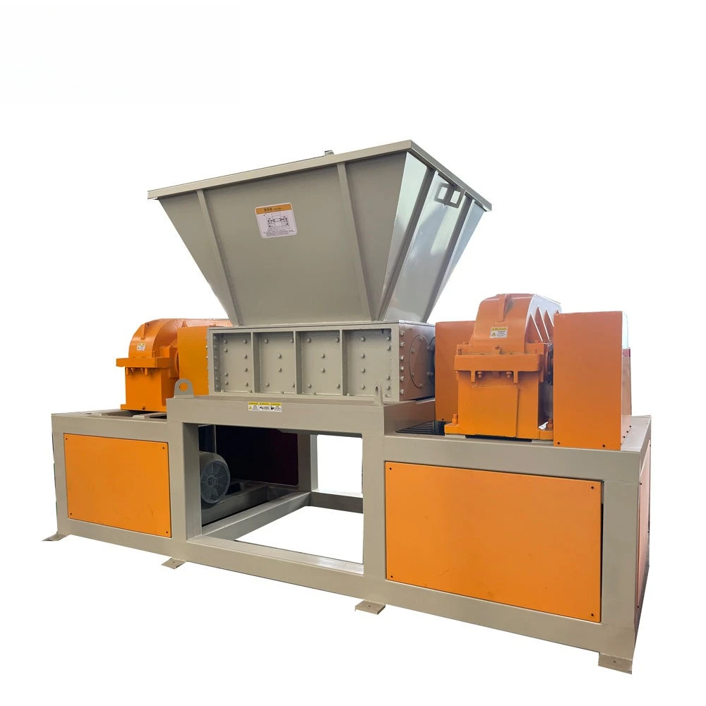 Single Double Shaft Shredder for Waste Management Industrial Crusher Machine Heavy Duty Metal Plastic Wood for Recycling Site