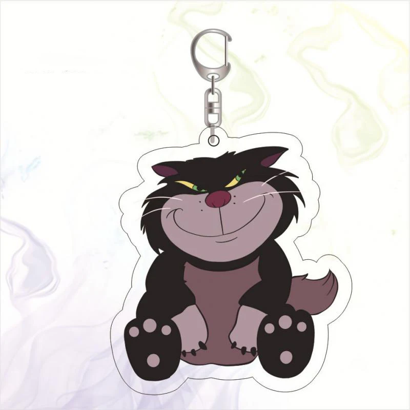 

The Great Demon King Lucifer Disney Anime Key Chain 2024 New Cartoon Backpack Pendant Accessories Birthday Gift for Girls