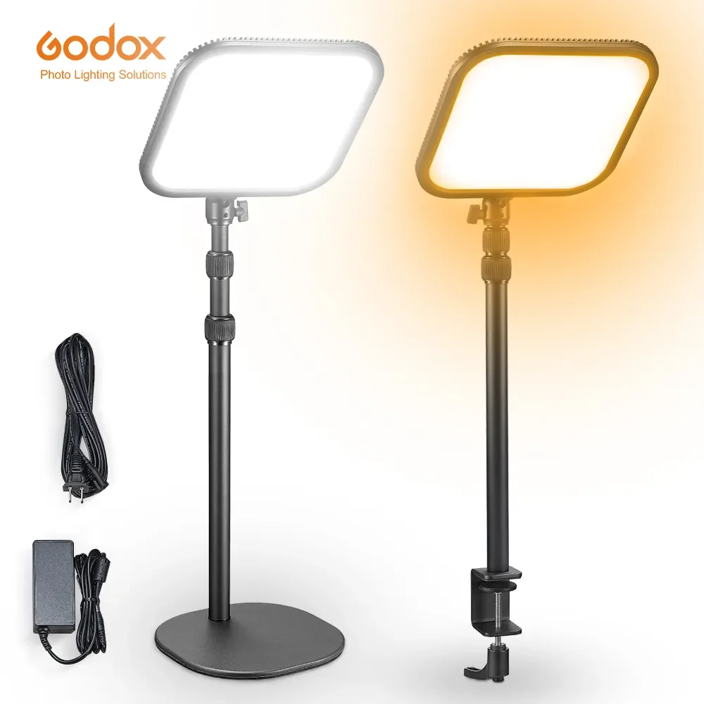 

Godox ES30 E-sports LED Light Panel 35W 2800K-6500K Dimmable Ligting Kit APP Control for Game Live Streaming Video Conference