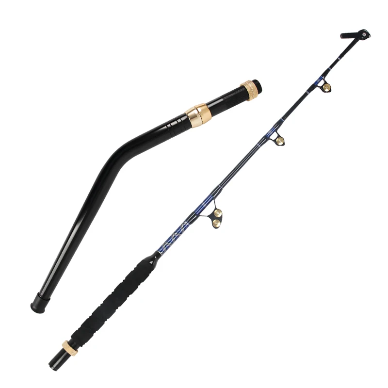 Trolling Rod 80lb 130lb 200lb 6ft Deep Sea Boat Tuna Shark Fishing Trolling Rod for Boat Fishing Big Game Trolling Rod