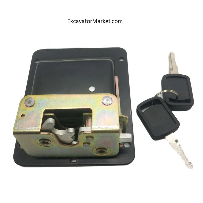 Excavator Accessories Collection XCMG xe60 75 85 135 215 Excavator Side Door Lock Side Cover Lock Hydraulic Pump Lock