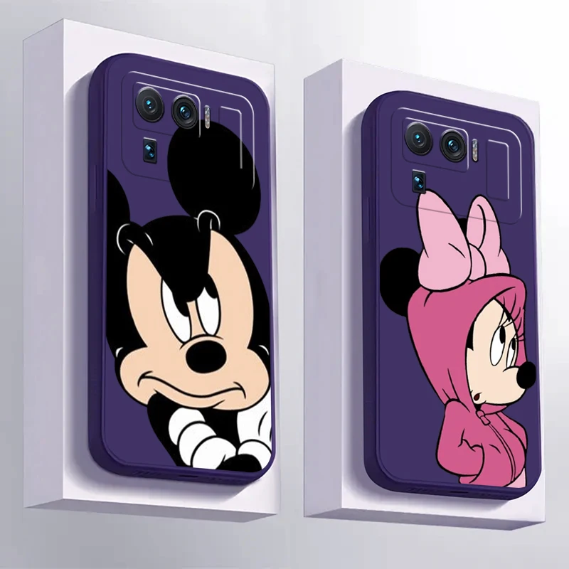 Disney Mickey Mouse For Xiaomi Mi 13 12 12s 11 11T 10T 10S 10 Pro Ultra Lite Phone Case Funda Carcasa