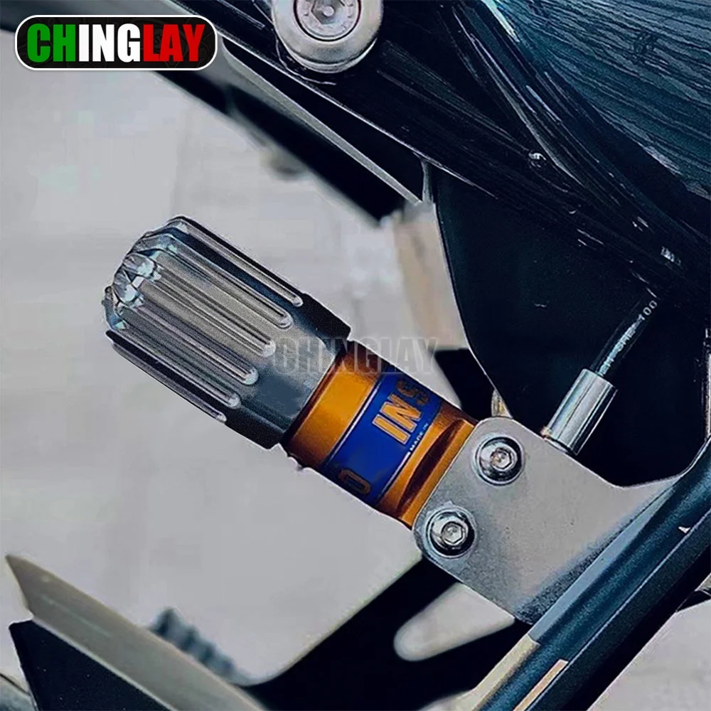 

Motorcycle Modified Suspension Cover Guard compatible with Ohlins rear shock absorber preload adjuster knob Z900RS Accessories