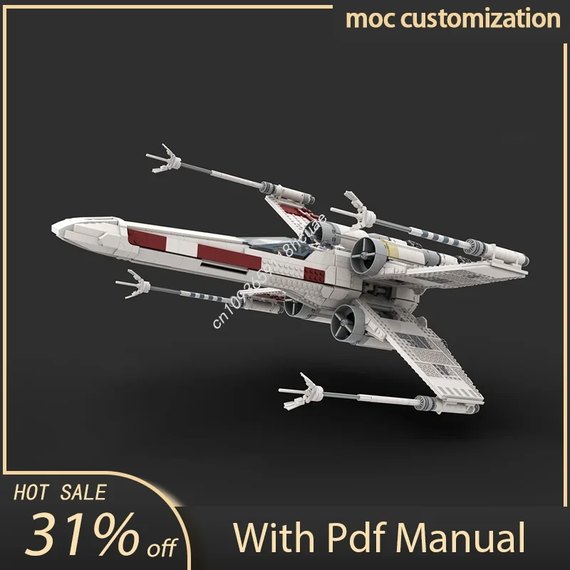

2732pcs MOC Star Battle X Wing Starfighter UCS Compatible 75355 Building Blocks Set Assembly Creativity Bricks Toys Kid DIY Gift