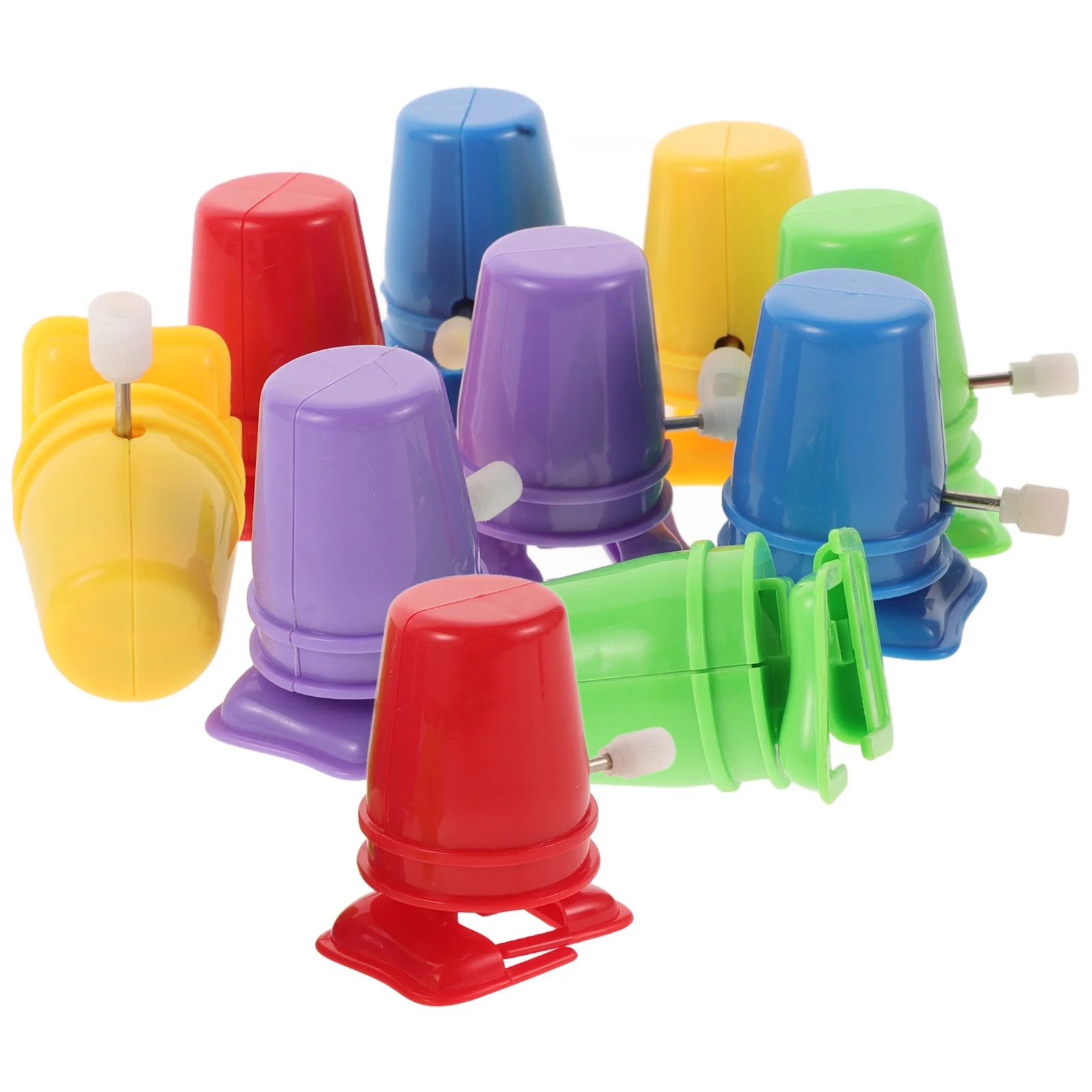 10 個 DIY 時計仕掛けウォーキングメカニズムロボット脚部品交換用ゼンマイ式子供クラフトアクセサリーパーティーの記念品