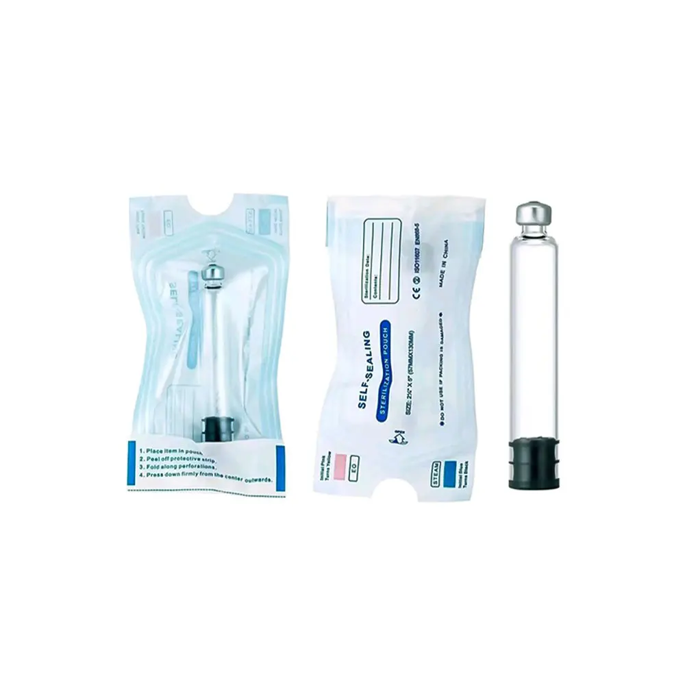 1000Pcs Sterile Insulin Cartridges 3ml Empty Cassette Bottles for Insulin Injection Pen Individual Packaging Medical Aesthetics