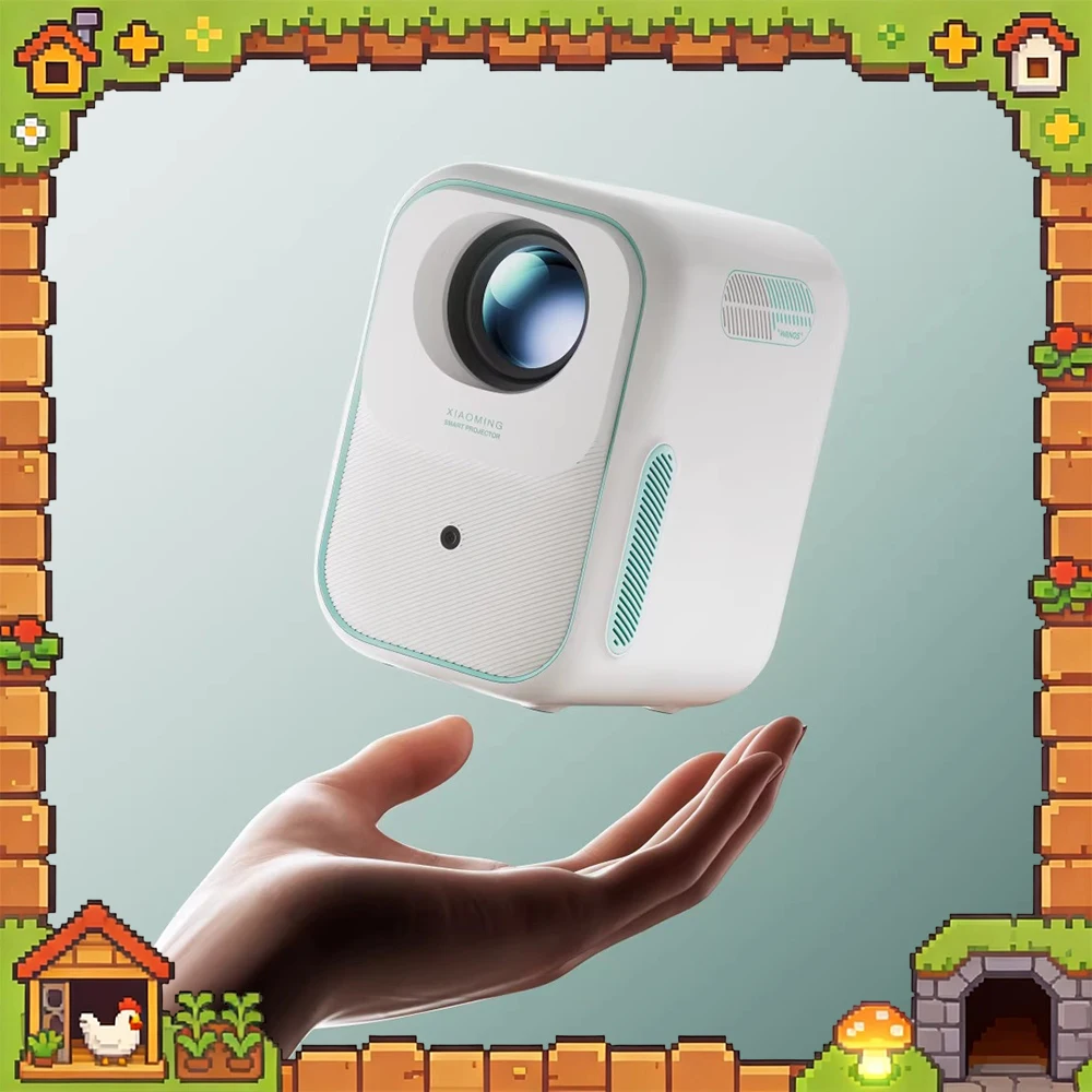 

Проектор XMING Q5 1080P 450 CVIA с адаптацией цвета к стене, контрастностью 1500:1, интеллектуальным обходом препятствий