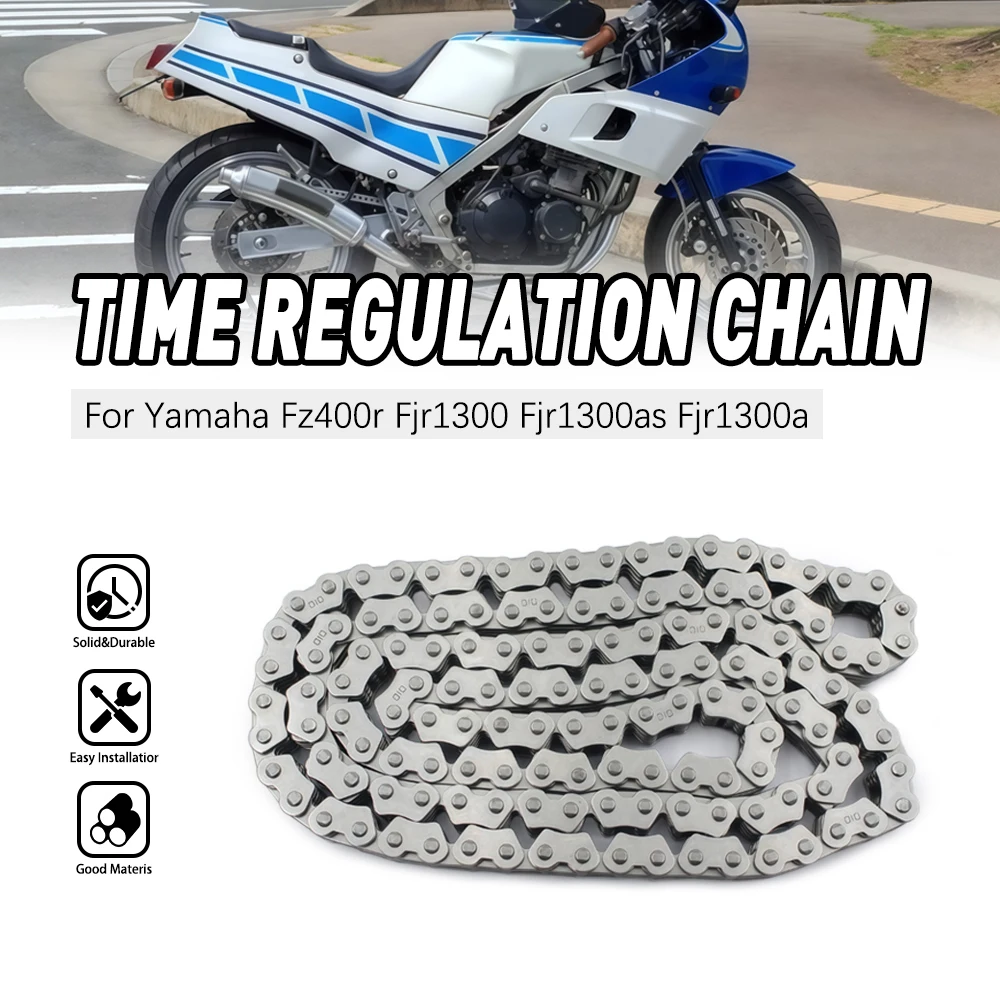 

Motorcycle Cam Timing Chain For Yamaha FZ400R FJR1300 FJR1300AS FJR1300A 94590-55136 945-91731-36 94590-91136 Accessories