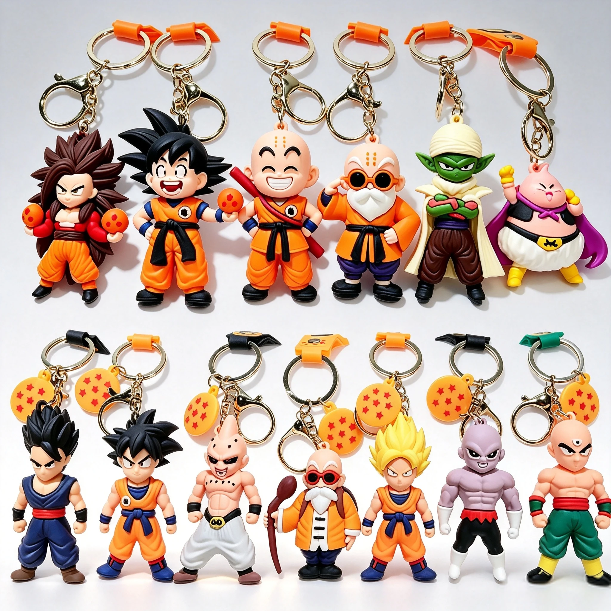 Nouveau Porte-clés Dragon Ball Z Son Goku Vegeta 2026, Figurine Anime, Décoration pour Voiture et Sac à Dos, Cadeau Cosplay pour les Amateurs d'Anime, 1 Pièce