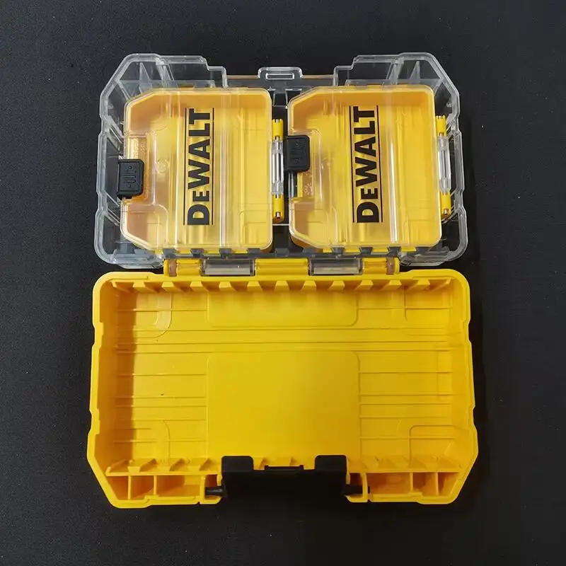 DEWALT originale Mini custodia rigida gialla media * 1 piccola * 2 parti di attrezzi accessori scatola di immagazzinaggio