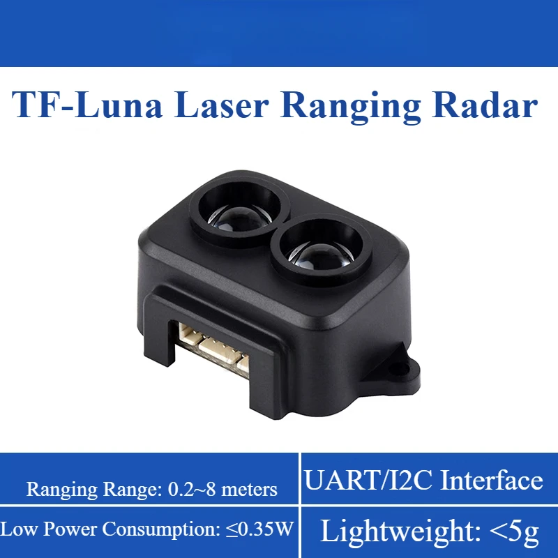 

Модуль датчика диапазона TF-Luna LiDAR Модуль TOF UART/I2C