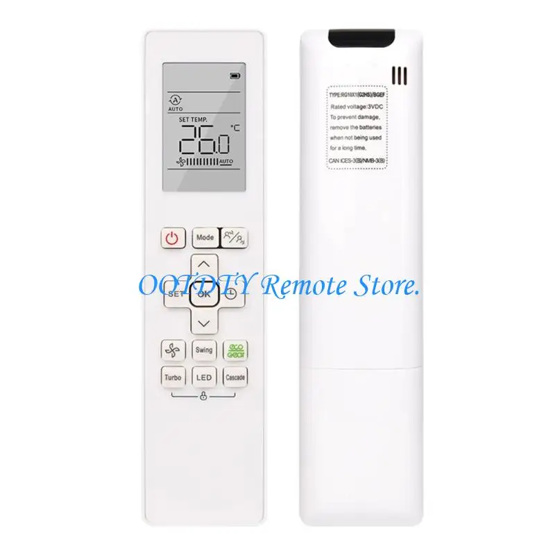  Universal Ir Air Conditioner Remote Control for RG10X1(G2HS) Models