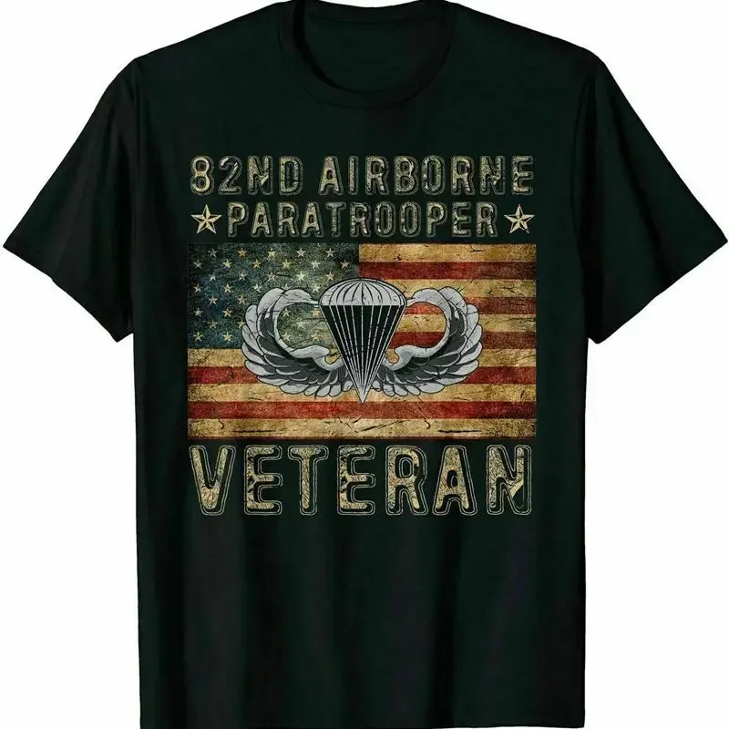82Nd Airborne Paratrooper Veteran Men T Shirt Funny Size S 5Xl