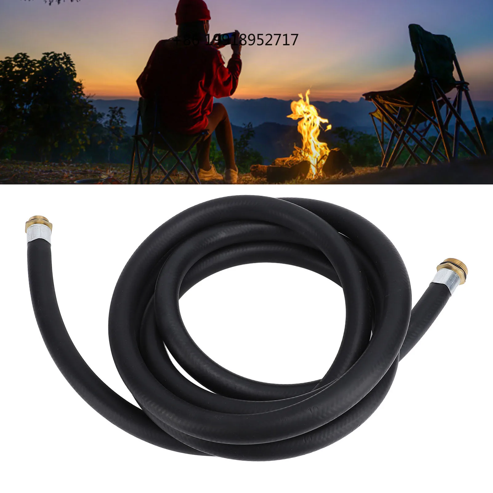 4M Farm Fuel Transfer  Black High Pressure Resistant Erosion Proof  Fuel Transfer Pump  Hose Transfer Hose JJ10