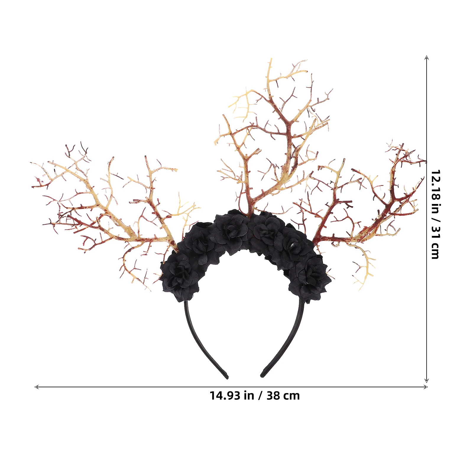 

Stylish Lightweight Party Headband Festival Cosplay Tree Branch Hair Decor Simulated Branch Headband For Women Decorative Hair