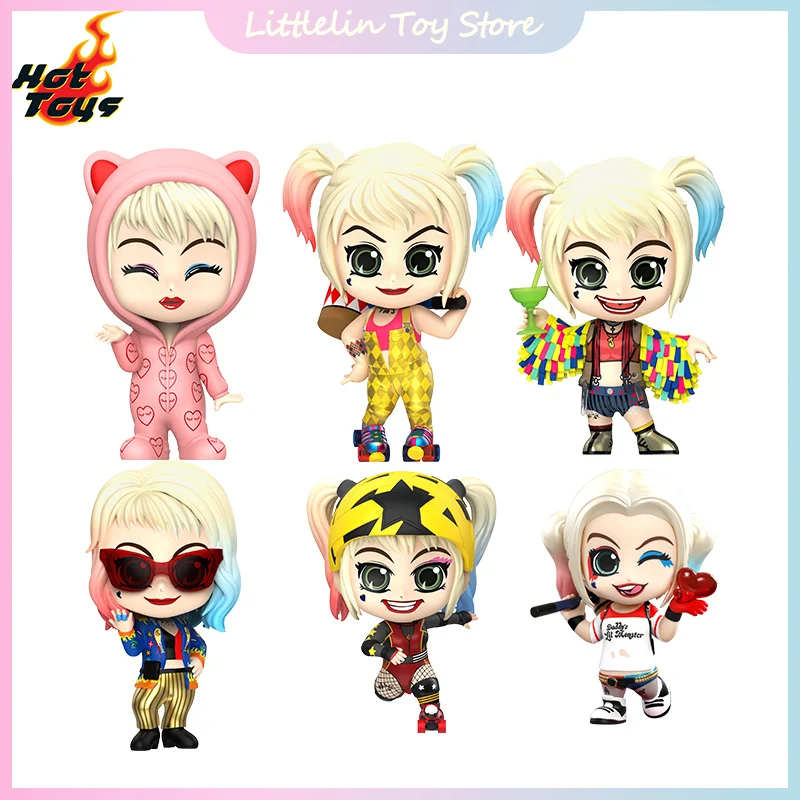 

Hot Toys Official Birds Of Prey X The Suicide Squad Harley Quinn Cosbaby Mini Figures Desktop Decoration Trendy Toys Xmas Gift