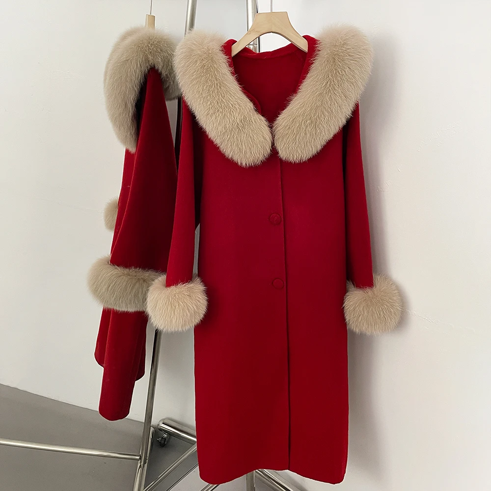

OFTBUY Новинка: Модная женская зимняя куртка с мехом в корейском стиле, универсальная верхняя одежда для любого климата, люксовая коллекция 2026