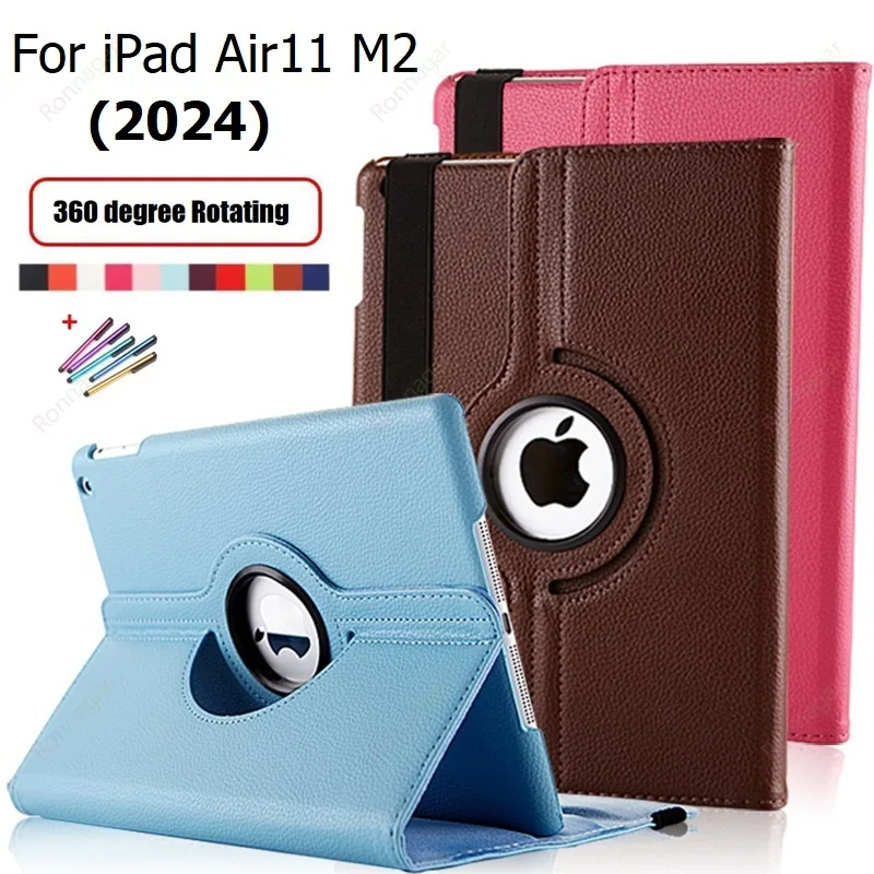 360 drehbare Hülle für iPad Air11 13 Zoll 2024 iPad Pro 11 13 Zoll M4 Air 5 4 10. 10.9 Hülle iPad 10.5 9.7 Cover 10.2 7 8 9th Gen