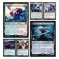 Diy Magic The Gatherings Storms Trading Card Game Final Fantasy Vivi Ornitier Sephiroth,fabled Soldler Collection Card Toys Gift