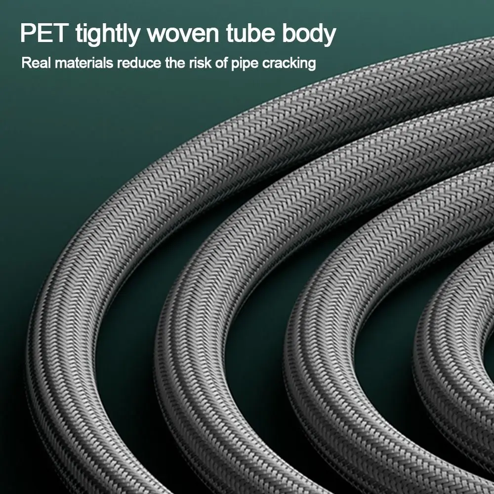 1.5/2 Meter Anti Winding Handheld Shower Hose GI/2 Flexible Shower Tube Universal Interface High Pressure Bath Shower Nylon Pipe