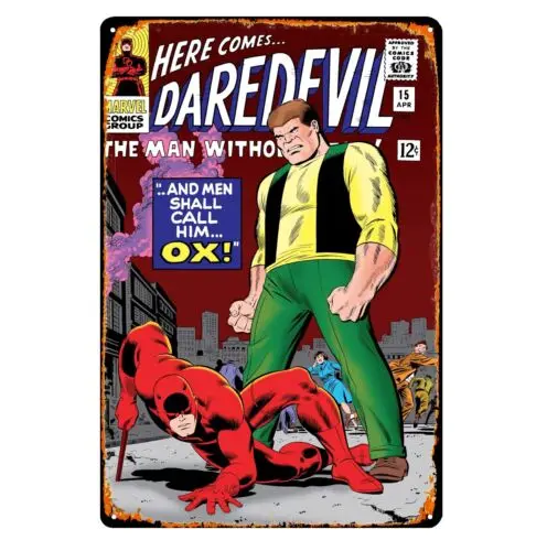 1p,Daredevil (1964) #15 Comic Book Metal Poster - 20x30cm Tin Sign - Retro Decor