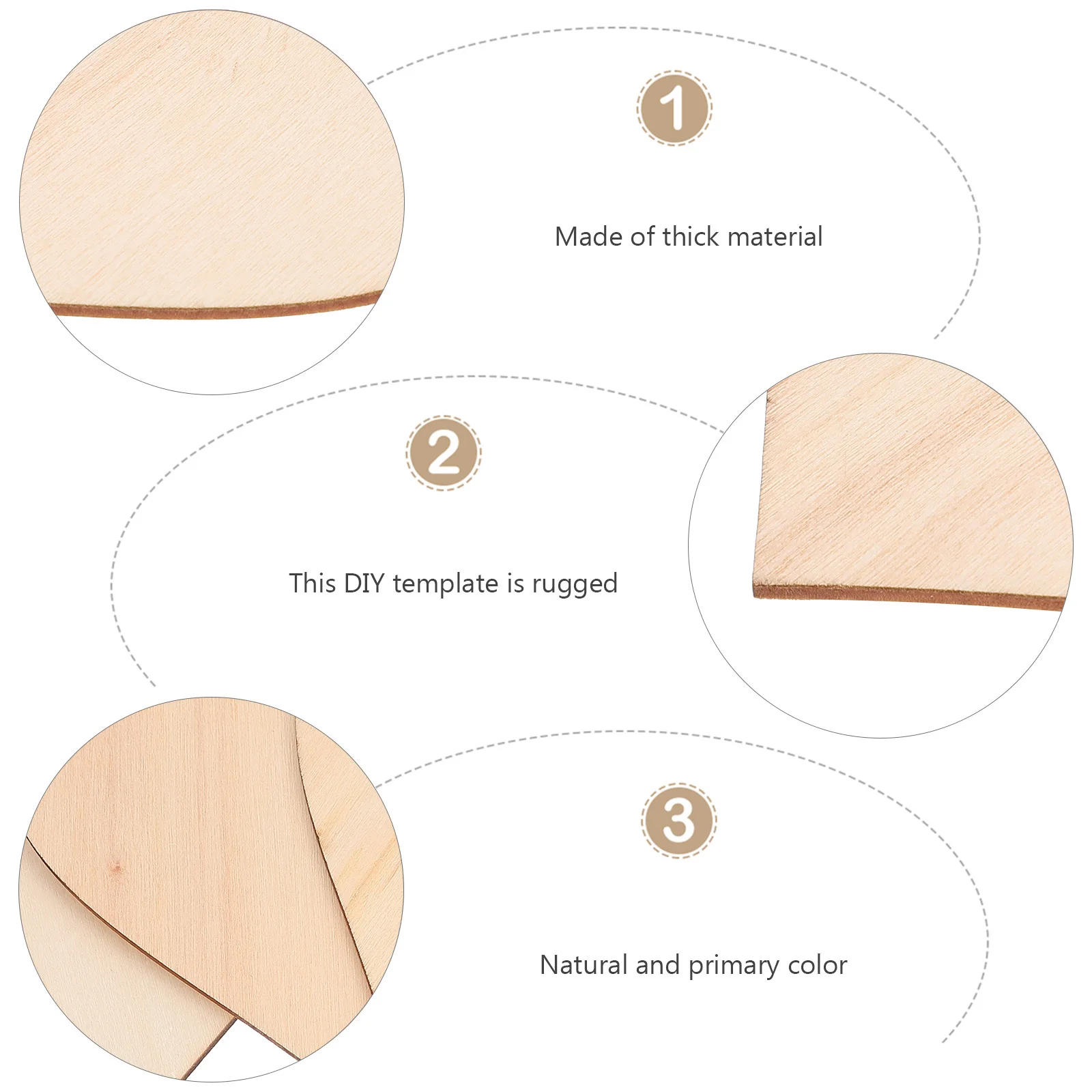 

50Pcs DIY Wooden Slice Craft Accessory Heart Shaped Unfinished Wood Chips for Kids Heart Shaped Wood Slices Wooden Chips