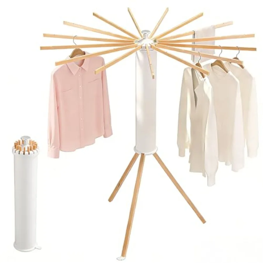 

Foldable Clothes Drying Rack Portable Garment Drying Rack for Indoor Outdoor Space Saving Laundry Drying Rack Sturdy Clothing A