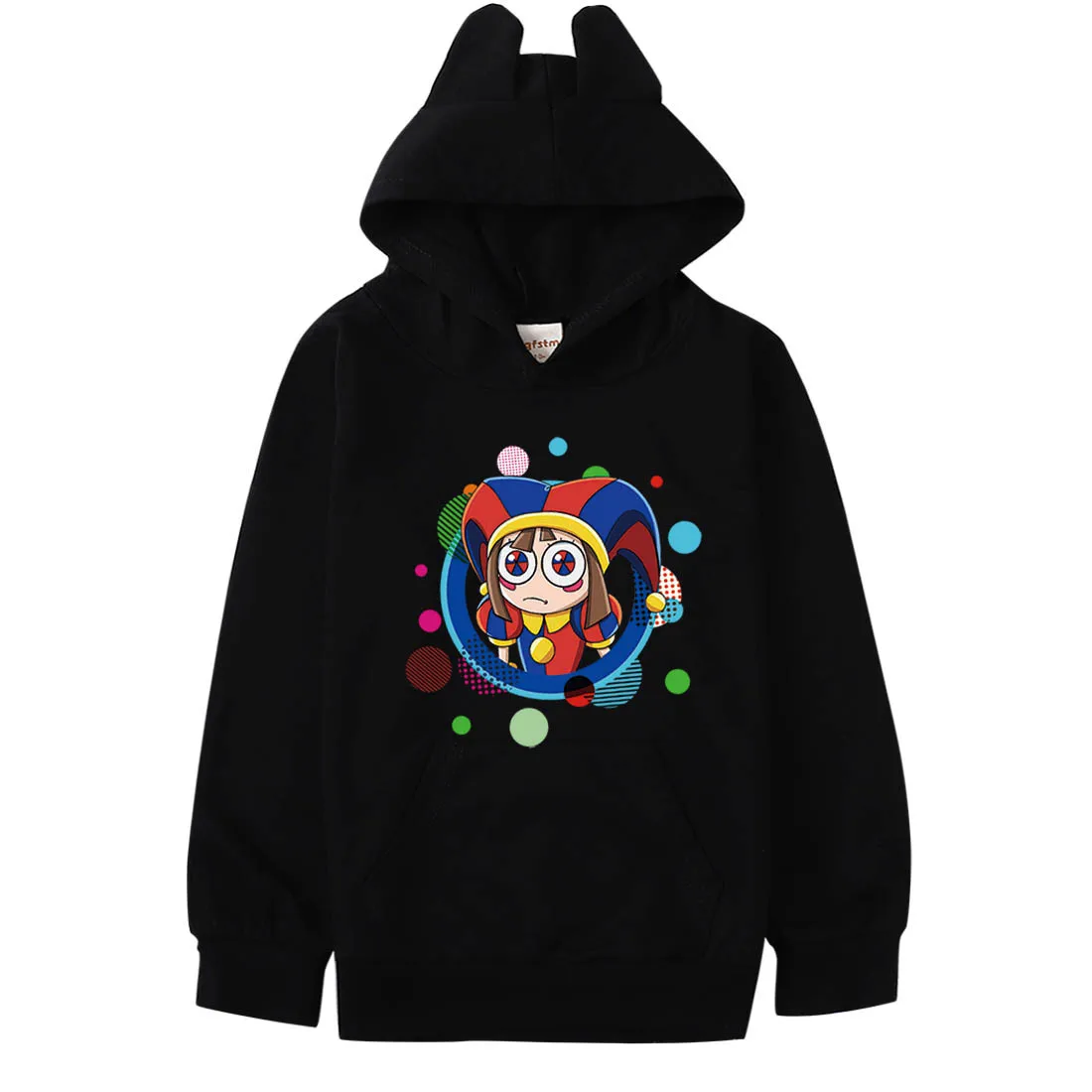 Movie The Amazing Digital Circus Hoodie Kids Pomni Jax Clothes Baby Girls Pullover Coats Teenager Boys Long Sleeve Sweatshirts