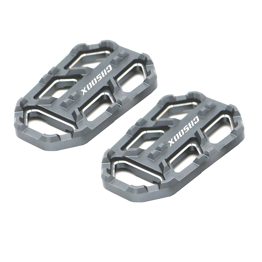 Motorcycle Foot Pegs CNC Front Footpegs Footrests Pedal Enlarger For HONDA CB500X CB500 X CB500 2019-2022 Footrests