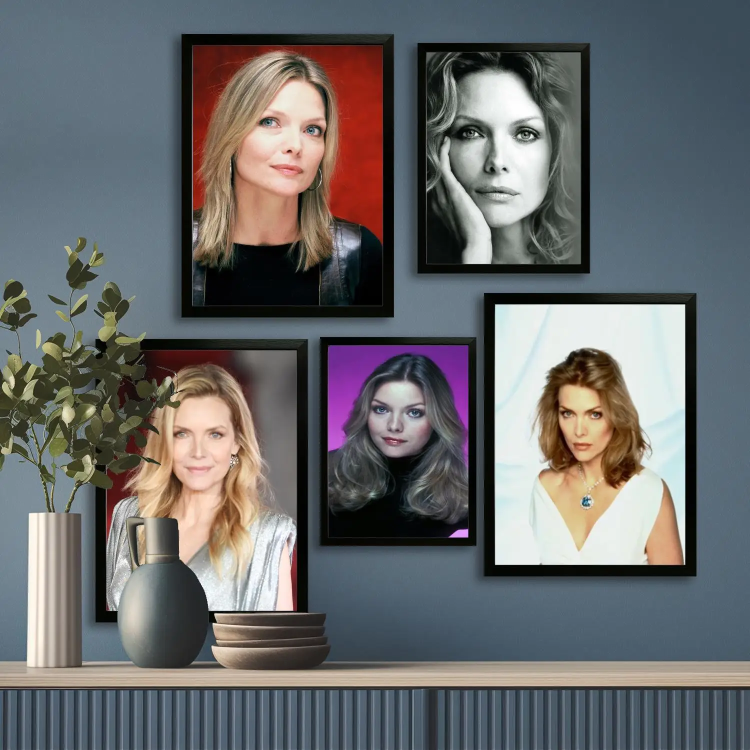 ملصق فني من القماش للممثل من michelle pfeiffer وفن جداري، طباعة صور، ديكور غرفة نوم عائلية حديثة، ملصقات، لوحة زخرفية