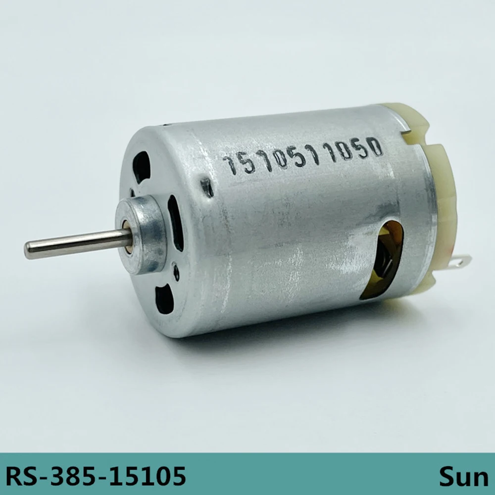RS-385 DC 12V Brush DC Motor micromotore ad alta velocità 6V-24V 14000RPM motore in metallo spazzolato al carbonio per strumenti di elettrodomestici