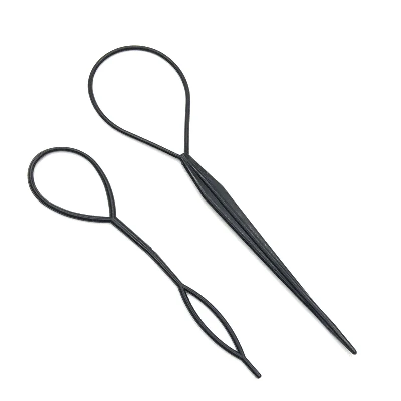 البلاستيك سحب مقاطع الشعر للنساء DIY أدوات التصميم دبابيس الشعر مشط كعكة الشعر صانع دونت تويست إكسسوارات الشعر تصفيف الشعر #3