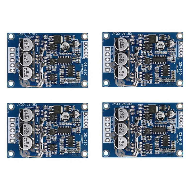 

4Pc DC 12V-36V 500W Brushless Motor Controller PWM Control Balanced Car Driver Board Durable Use(With Hall)