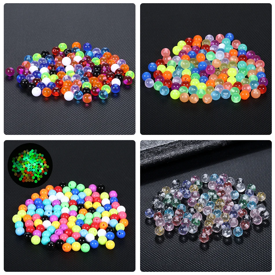 Wholesale Acrylic 3MM 5MM 6MM Glitter Ball Replacement Nose Belly Barbell Earring Tongue Eyebrow Lip Ring Piercings Body Jewelry