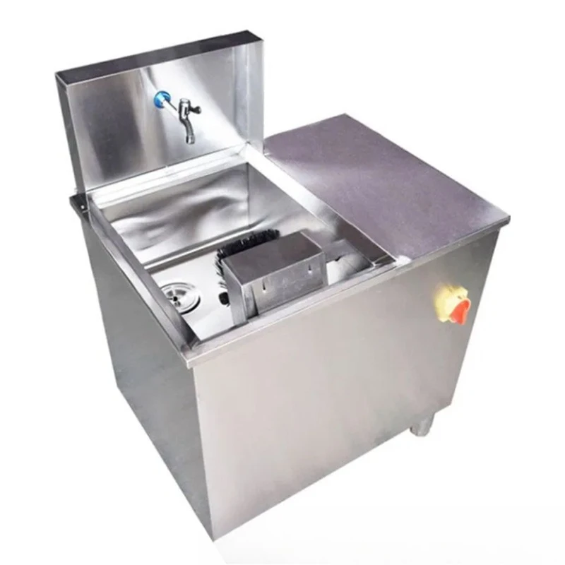 

Commercial semi-automatic baking pan, baking net cleaning machine, stainless steel grate washing machine