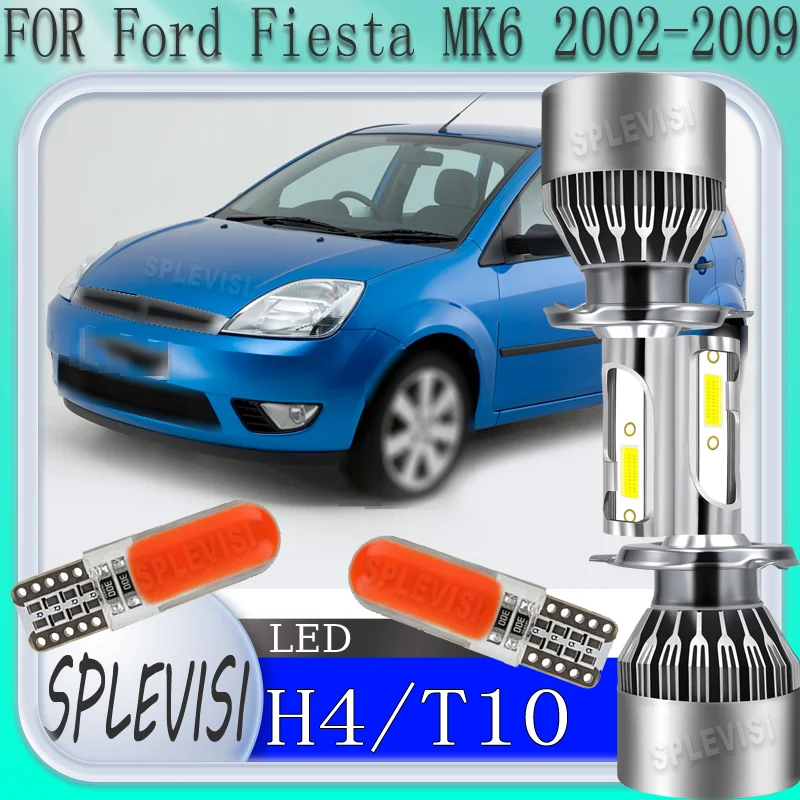 

All-Weather-Proof Improve Night Visibility reliable H4 LED headlight For Ford Fiesta MK6 2002 2003 2004 2005 2006 2007 2008 2009