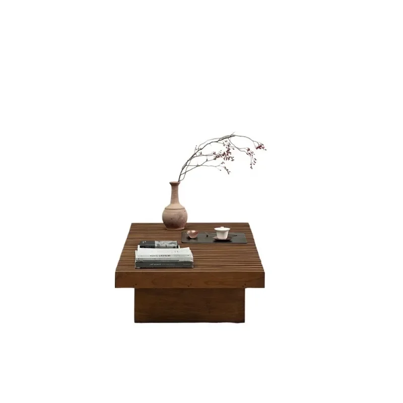 

Medieval retro style, creative B & B hotel all solid wood coffee table