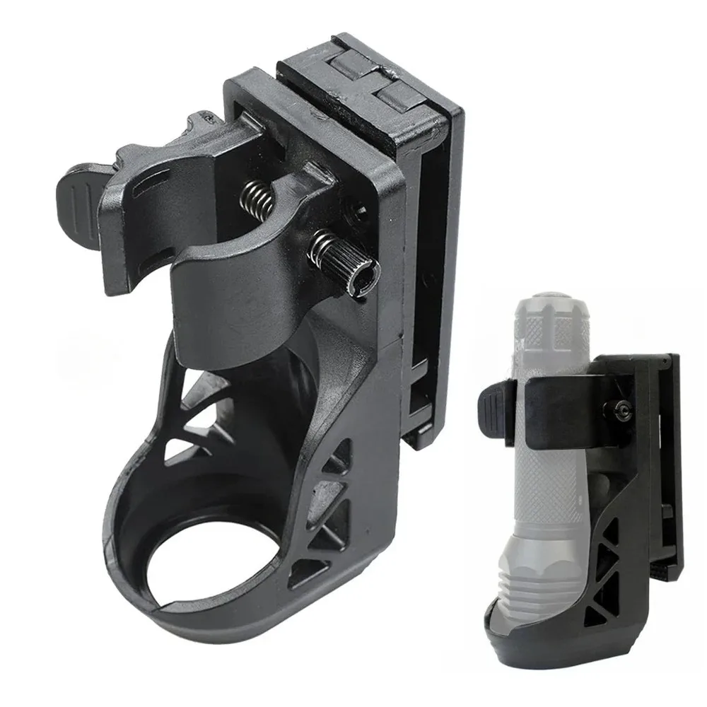 Tactical Universal 360° Rotating Torch Set with Side Lock System Set Rotating Quick Unplug Tactic Flashlight Holsters Flashlight